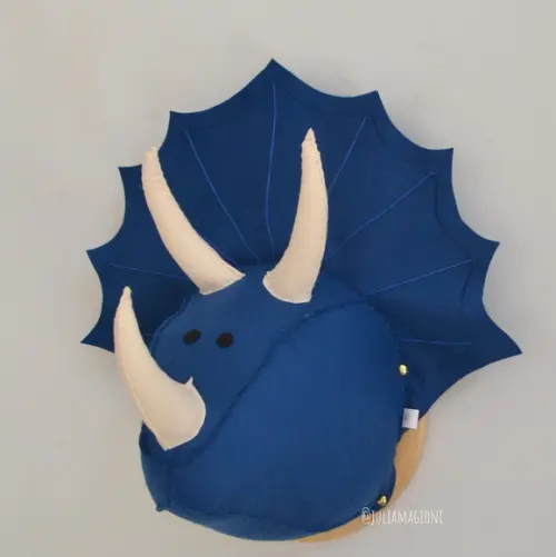 Dinossauro Triceratops Falsa Taxidermia Cabeça animal