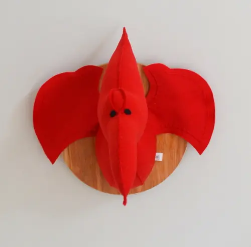 Dinossauro Pterodactilo Falsa Taxidermia Cabeça Animal