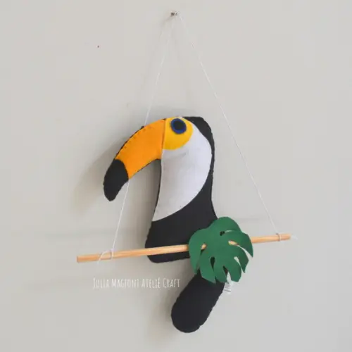 Enfeite de parede Tucano Toco
