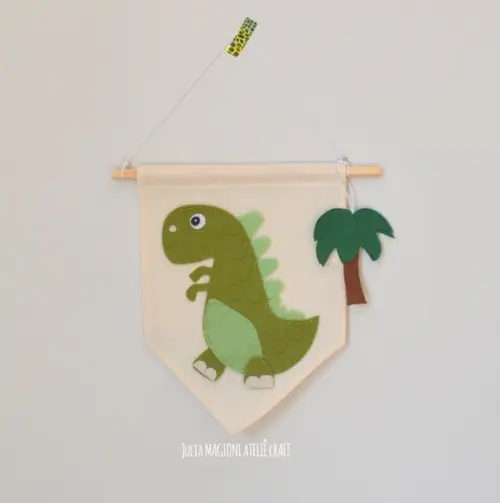 Flâmula de Dinossauro Tiranossauro "de Araque"