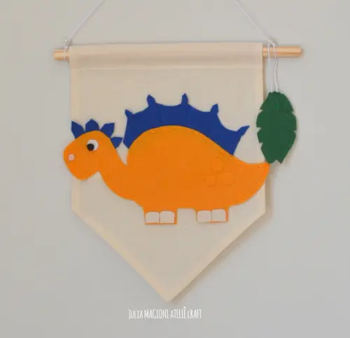 Flâmula de Dinossauro Stegofofossauro