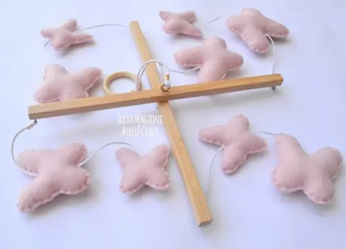 Móbile para Berço Borboletas