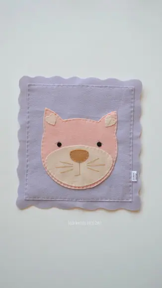 Quadrinho Tipo Moldura de Gatinho