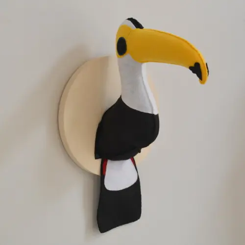 Tucano Falsa Taxidermia Cabeça animal