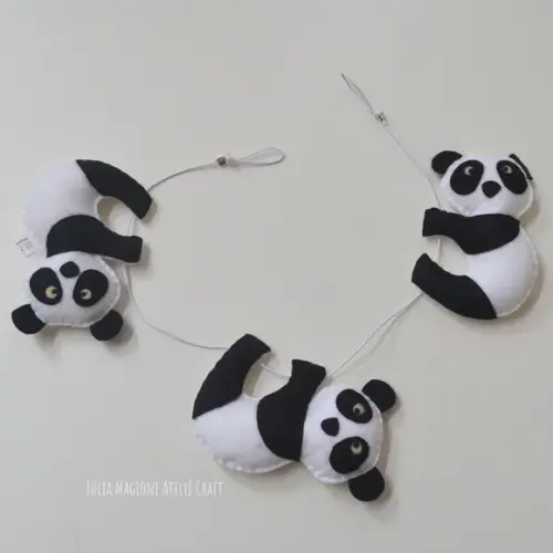 Varal de Urso Panda