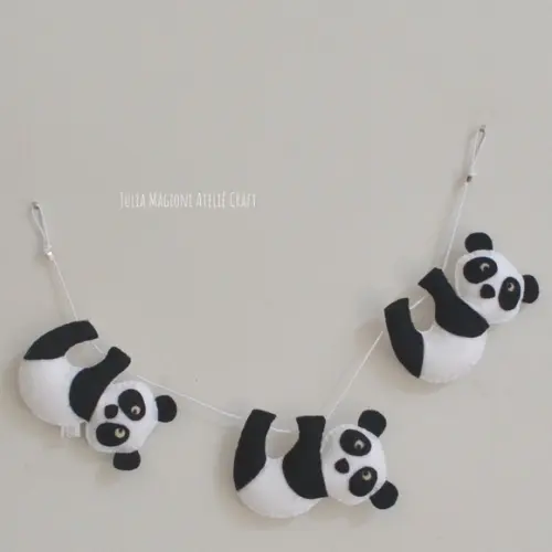 Varal de Urso Panda