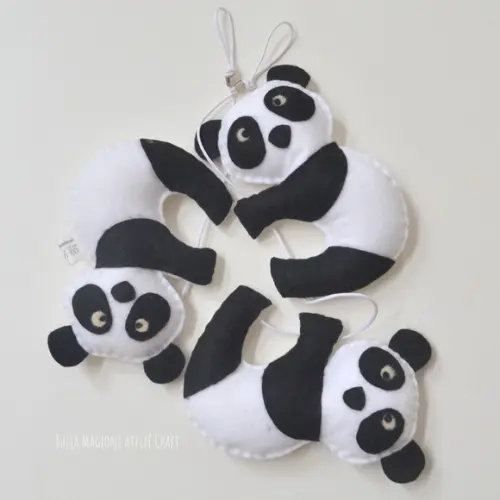 Varal de Urso Panda