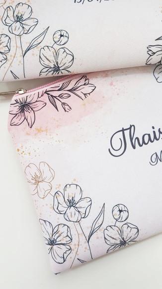 Bolsinha Personalizada Casamento Rosa