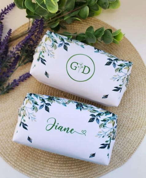 Casamento Necessaire Box Folhagem