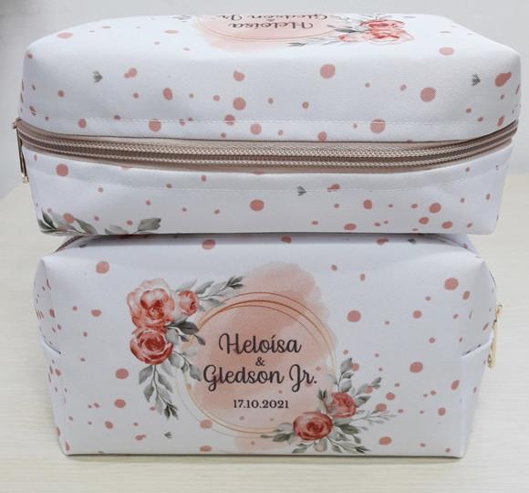 Casamento Necessaire Box Coral