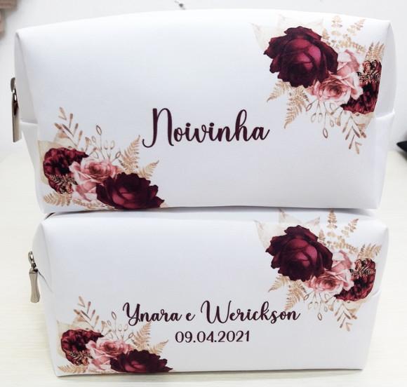 Casamento Necessaire Box Marsala