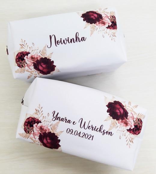 Casamento Necessaire Box Marsala