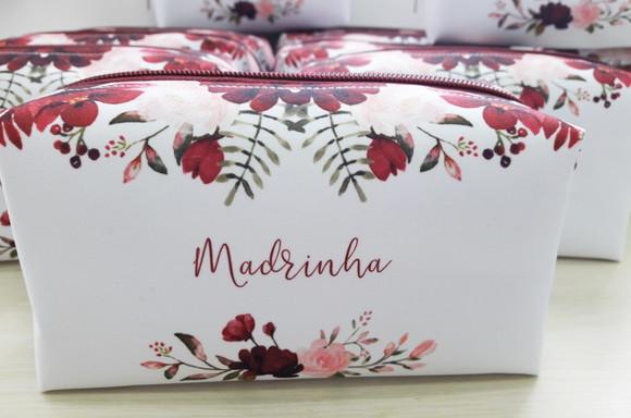 Casamento Necessaire Box Marsala