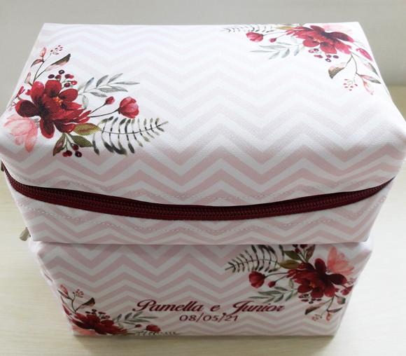 Casamento Necessaire Box Marsala