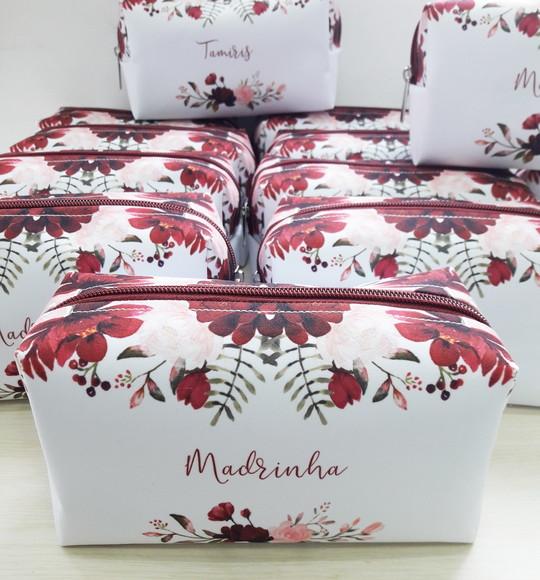 Casamento Necessaire Box Marsala