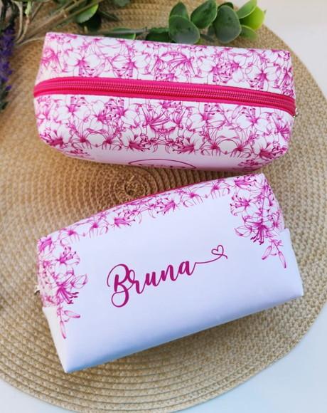 Casamento Necessaire Madrinha Fúcsia