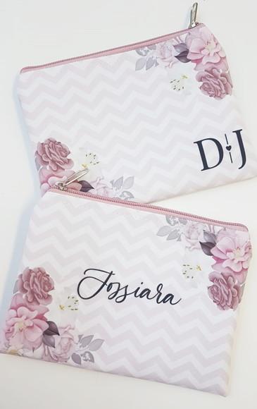 Kit 20 Necessaire Floral Casamento (slim)