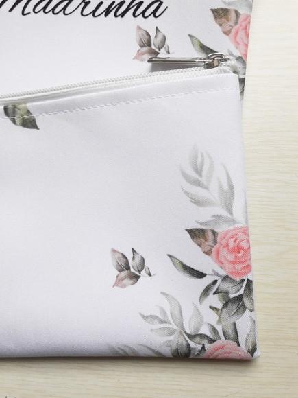 Kit 20 Necessaire Floral Casamento (slim)