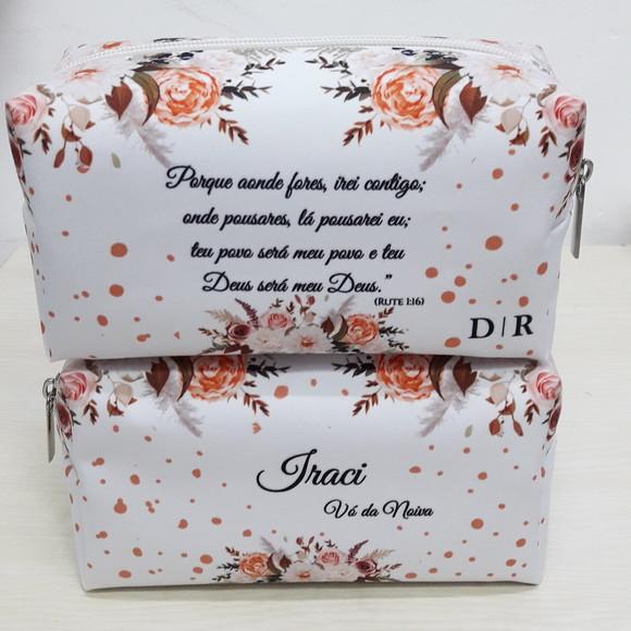 Kit Necessaire Madrinha Box Floral terroso