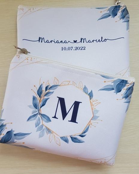 Kit Necessaire Personalizada Azul