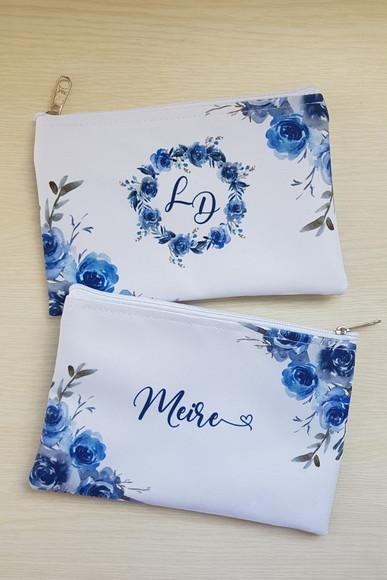 Necessaire Casamento Azul Marinho Slim