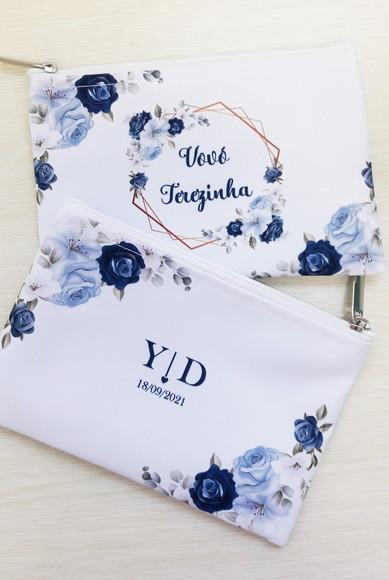 Necessaire Casamento Azul Serenity ( Slim )