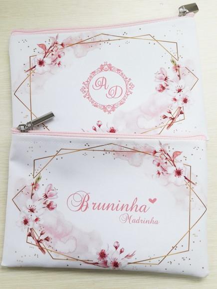 Necessaire Casamento Flor de Cerejeira Slim