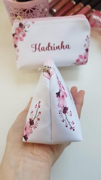 Necessaire Casamento Floral Rosa