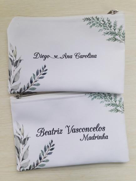 Necessaire Casamento Folhagem Slim