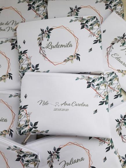 Necessaire Casamento Folhagem ( Slim )