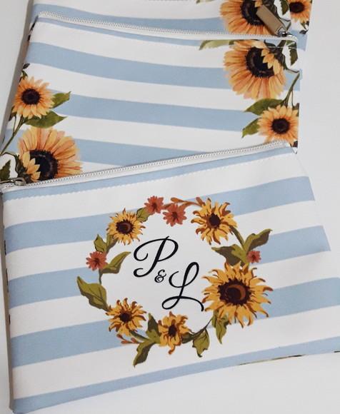 Necessaire Casamento Girassol
