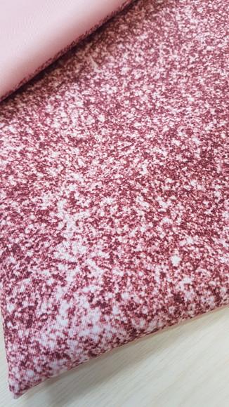 Necessaire Casamento Glitter Rosa Slim G