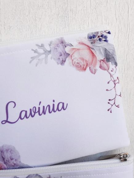 Necessaire Casamento Madrinha Lilás
