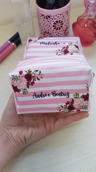 Necessaire Casamento Madrinha Personalizada Box P