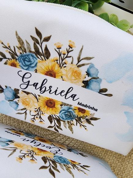 Necessaire Casamento Personalizada Floral