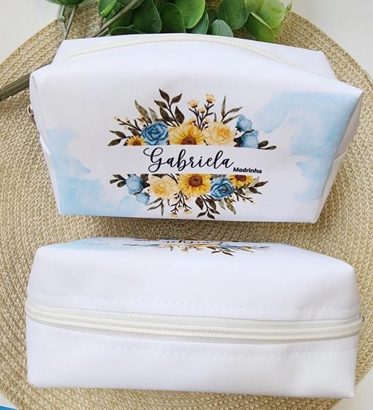 Necessaire Casamento Personalizada Floral