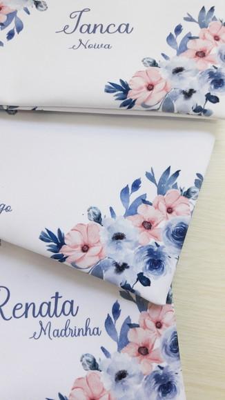 Necessaire Casamento Rose com Azul (slim)