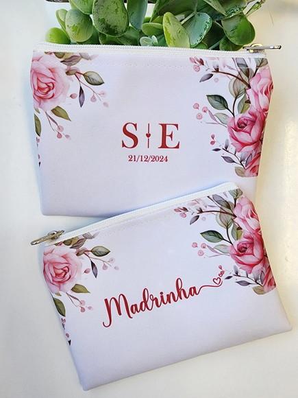 Necessaire Casamento Slim Rosa