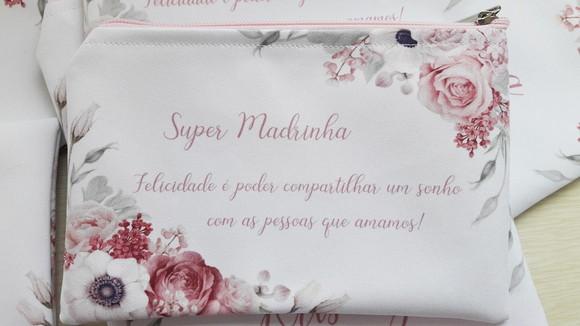Necessaire Floral Rosê