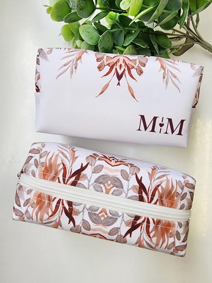 Necessaire Folhagem Terracota