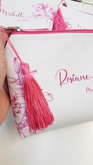 Necessaire Fúcsia com Pingente