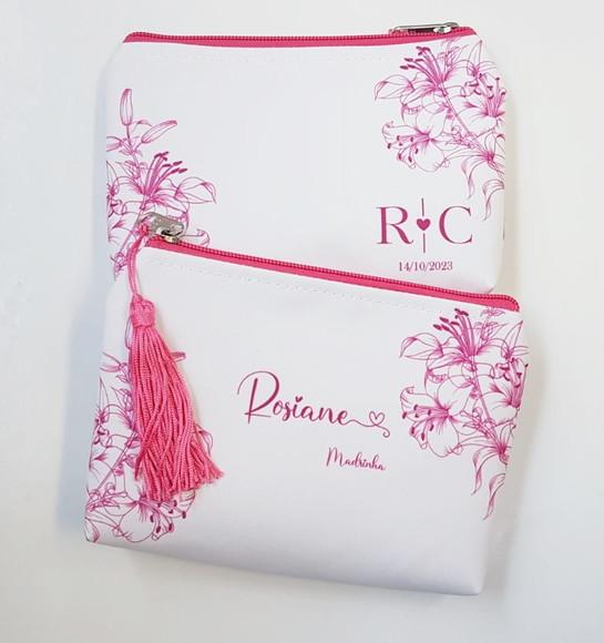 Necessaire Fúcsia com Pingente
