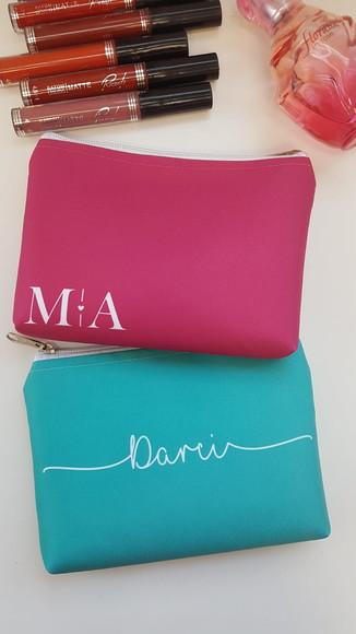Necessaire Fúcsia para Casamento ( Cor Lisa)
