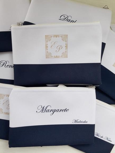 Necessaire Madrinha Azul Marinho