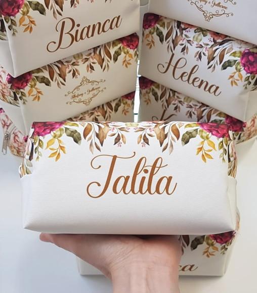 Necessaire Madrinha Box Floral