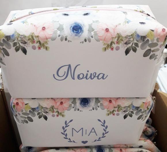 Necessaire Madrinha Box Floral Rosa