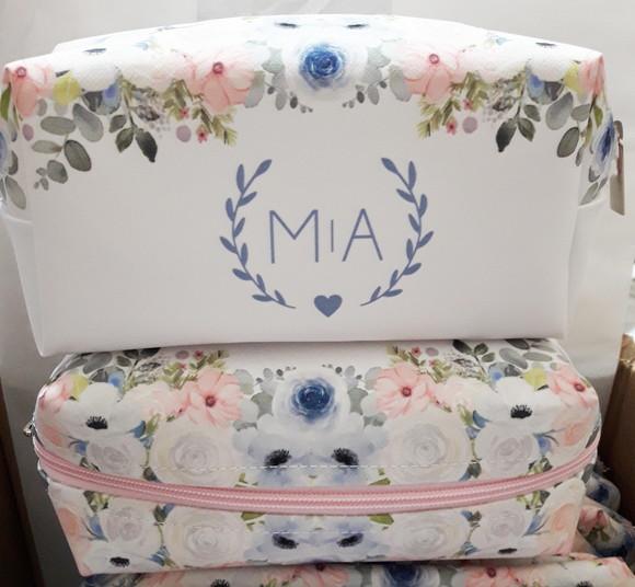 Necessaire Madrinha Box Floral Rosa