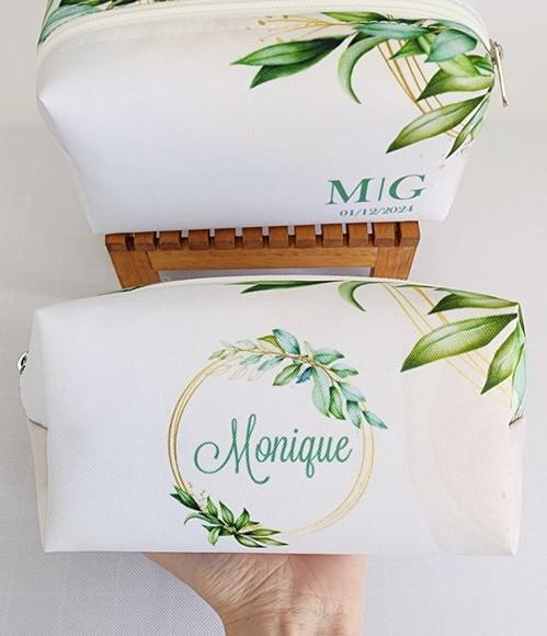 Necessaire Madrinha Box Folhagem