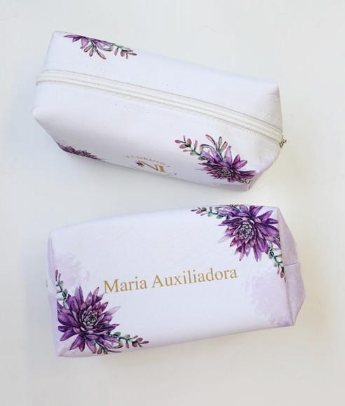 Necessaire Madrinha Casamento Lilás