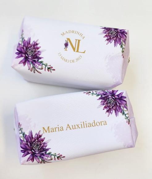 Necessaire Madrinha Casamento Lilás